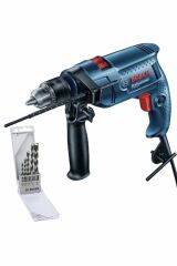 Bosch GSB 550 Darbeli Matkap + 5 Parça Matkap Ucu Seti - 06011A1024
