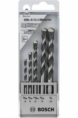 Bosch GSB 550 Darbeli Matkap + 5 Parça Matkap Ucu Seti - 06011A1024