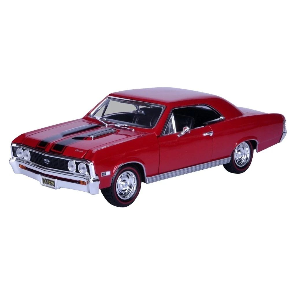 Motor Max 1:18 1967 Chevy Chevelle SS 396 Model Araba Kırmızı