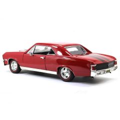 Motor Max 1:18 1967 Chevy Chevelle SS 396 Model Araba Kırmızı