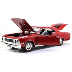 Motor Max 1:18 1967 Chevy Chevelle SS 396 Model Araba Kırmızı
