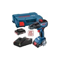 Bosch GSB 18V-50 2x2.0 Ah Çift Akülü Darbeli Vidalama Makinesi - 06019H5100