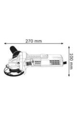 Bosch GWS 750 S Professional Devir Ayarlı Avuç Taşlama - 0601394120