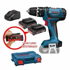 Bosch GSB 18-2-Li 2.0 Ah Çift Akülü Darbeli Vidalama – 06019D2303