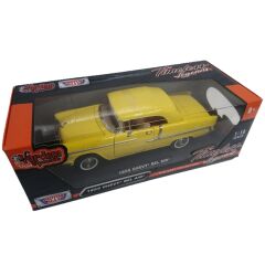 Motor Max 1:18 Chevrolet 1955 Chevy Bel Air Model Araba Sarı