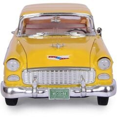 Motor Max 1:18 Chevrolet 1955 Chevy Bel Air Model Araba Sarı