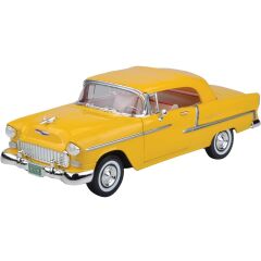 Motor Max 1:18 Chevrolet 1955 Chevy Bel Air Model Araba Sarı