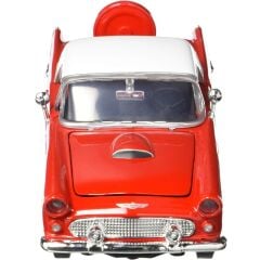 Motor Max 1:24 1956 Ford Thunderbird Model Araba Kırmızı-Beyaz