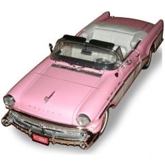 Motor Max 1:18 1957 Buick Roadmaster Model Araba Pembe-Beyaz