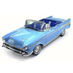 Motor Max 1:18 Chevrolet 1957 Chevy Bel Air Model Araba Mavi