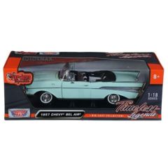Motor Max 1:18 Chevrolet 1957 Chevy Bel Air Model Araba Yeşil