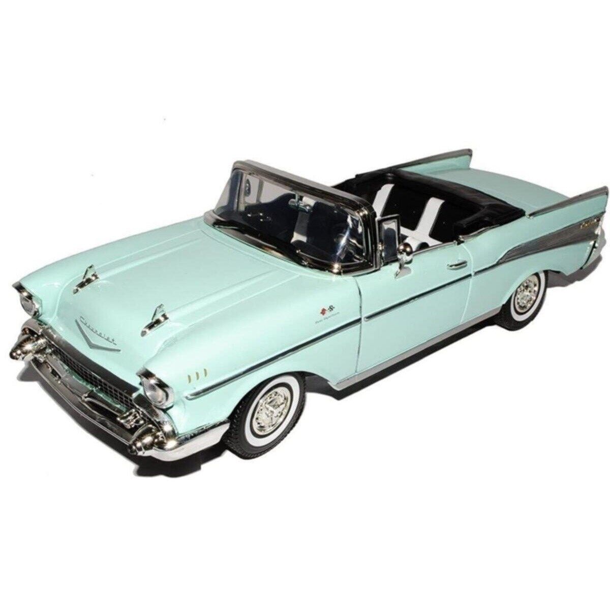 Motor Max 1:18 Chevrolet 1957 Chevy Bel Air Model Araba Yeşil
