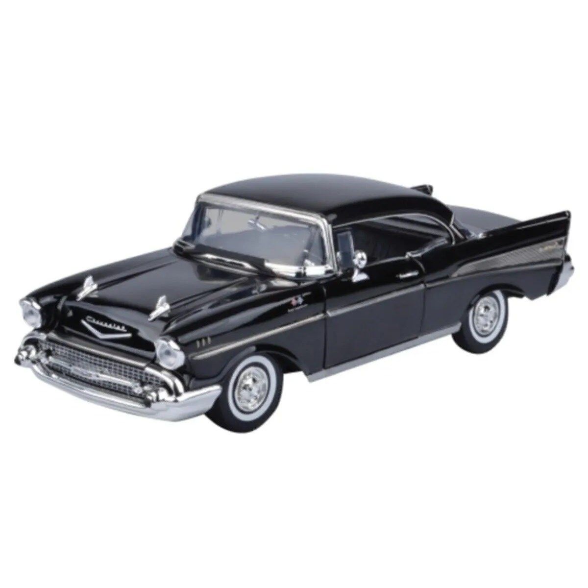 Motor Max 1:18 Chevrolet 1957 Chevy Bel Air Model Araba Siyah