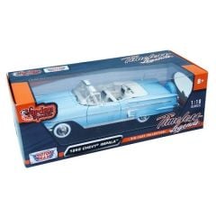 Motor Max 1:18 1958 Chevy Impala Model Araba Mavi