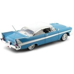 Motor Max 1:18 1958 Plymouth Fury Model Araba Mavi-Beyaz