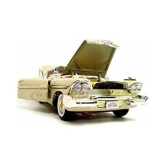 Motor Max 1:18 1958 Plymouth Fury Model Araba Krem