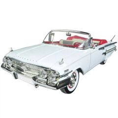 Motor Max 1:18 1960 Chevy Impala Model Araba Beyaz