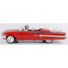 Motor Max 1:18 1960 Chevy Impala Model Araba Kırmızı