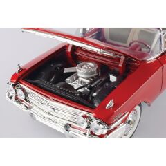 Motor Max 1:18 1960 Chevy Impala Model Araba Kırmızı
