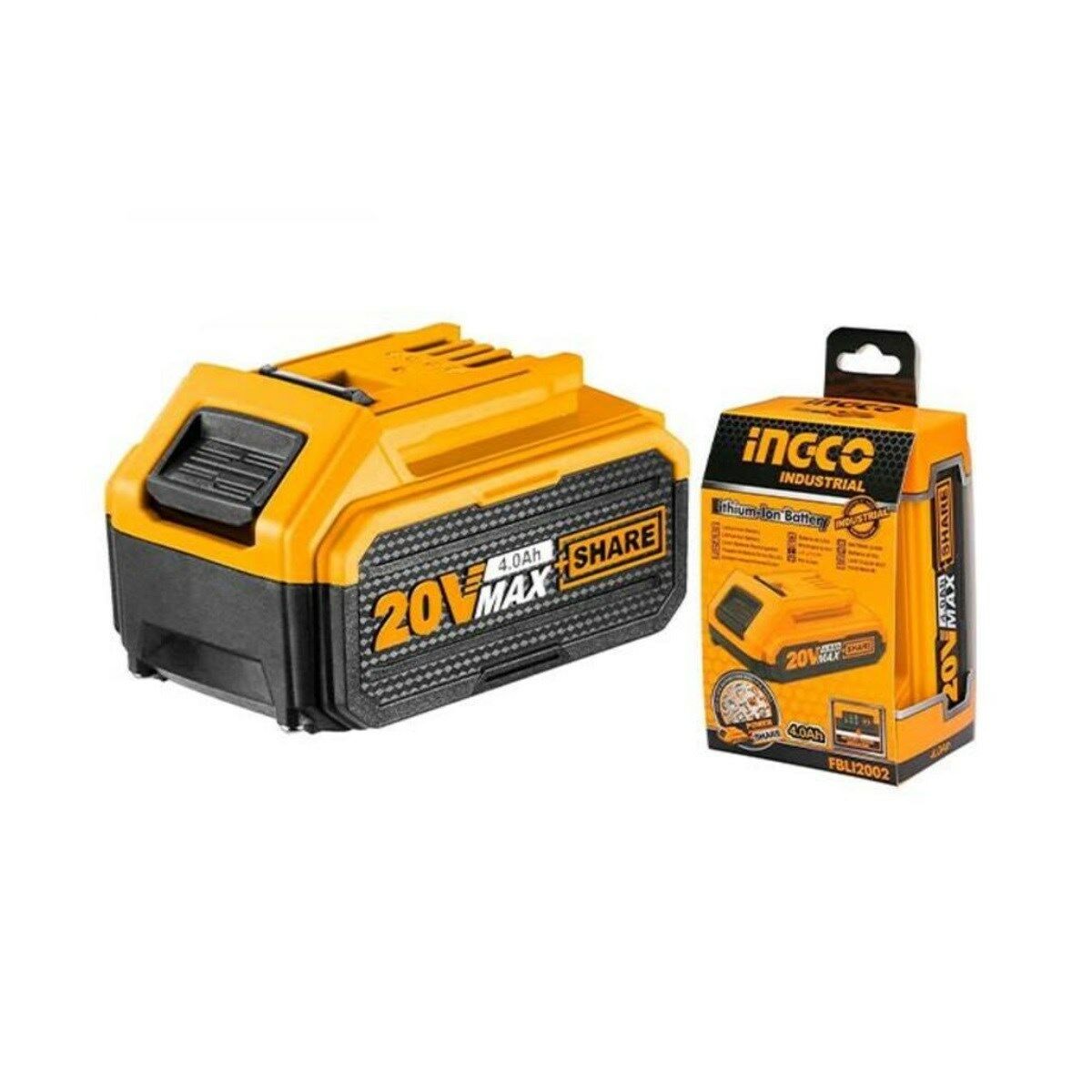 Ingco FBLI2002 20V 4.0 Ah Yedek Akü