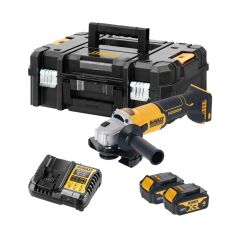Dewalt DCG407M2T 4.0Ah Çift Akülü Kömürsüz Avuç Taşlama