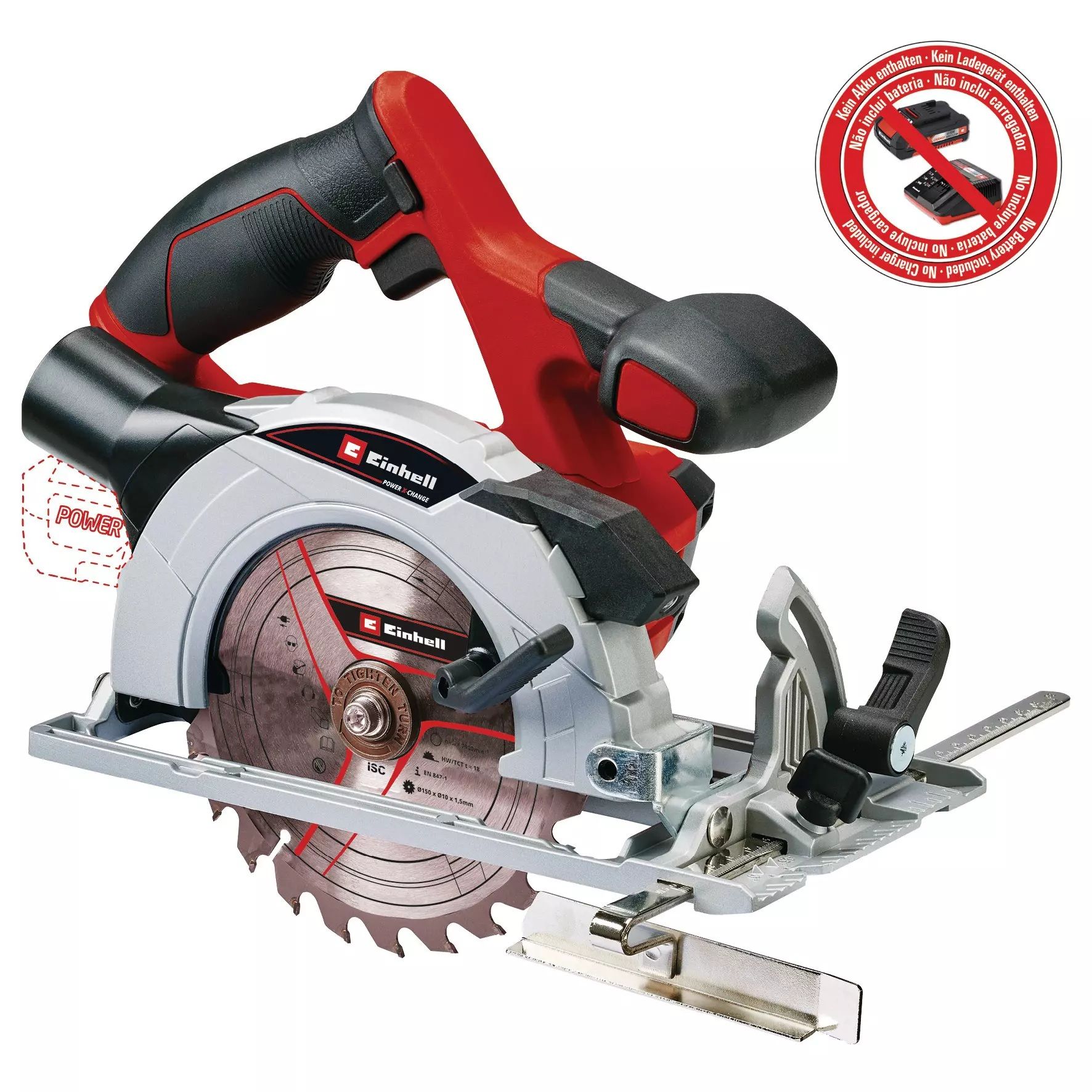 Einhell TE-CS 18/150 Li – Solo Akülü Daire Testere - 4331220