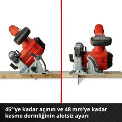 Einhell TE-CS 18/150 Li – Solo Akülü Daire Testere - 4331220
