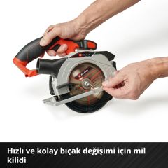 Einhell TE-CS 18/150 Li – Solo Akülü Daire Testere - 4331220