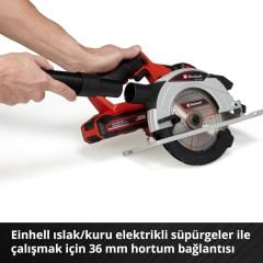 Einhell TE-CS 18/165-1 Li – Solo Akülü Daire Testere - 4331207