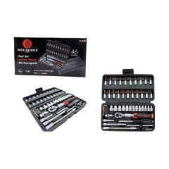 Worldforce 11503 Lokma Takımı 46 Parça S-Ultra 1/4 Uzatmalı Cırcır