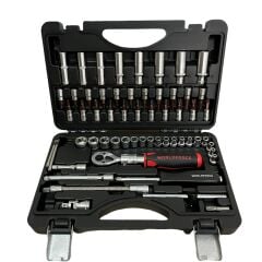 Worldforce 60 Parça S-Ultra 1/4'' Uzatmalı Cırcır Lokma Takımı