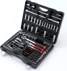 Worldforce S-Ultra 156 Parça Profesyonel Lokma Takımı 1/4'',3/8'',1/2'' Lokma Seti