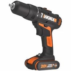 Worx WX371.10 2Ah Çift Akülü Darbeli Matkap + 30 Parça Aksesuar Seti