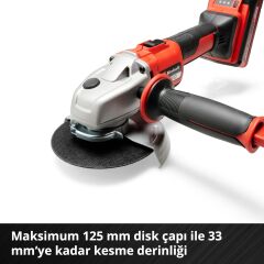Einhell AXXIO 18/125 Solo Akülü Avuç Taşlama - 4431140