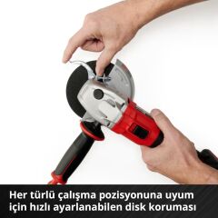 Einhell AXXIO 18/125 Solo Akülü Avuç Taşlama - 4431140