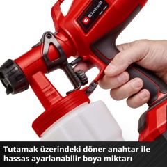 Einhell TC-SY 18/60 Li Akülü Boya Sistemi + 2,5Ah Akü Kit - 4260026