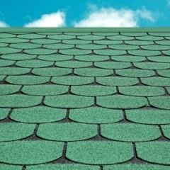 Yeşil Yonca Desenli Arduazlı Kumlu Rulo Membran (Şıngıl)