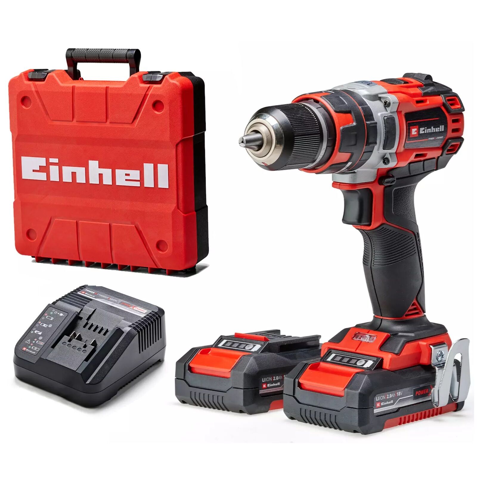 Einhell TP-CD 18/50 Li-i BL Kit 2,0Ah Çift Akülü Darbeli Vidalama - 4513940