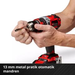 Einhell TP-CD 18/50 Li-i BL Kit 2,0Ah Çift Akülü Darbeli Vidalama - 4513940