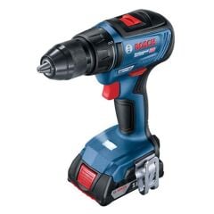 Bosch GSR 18V-50 Professional 2.0Ah Çift Akülü Vidalama + 43 Parça Set - 06019H5004