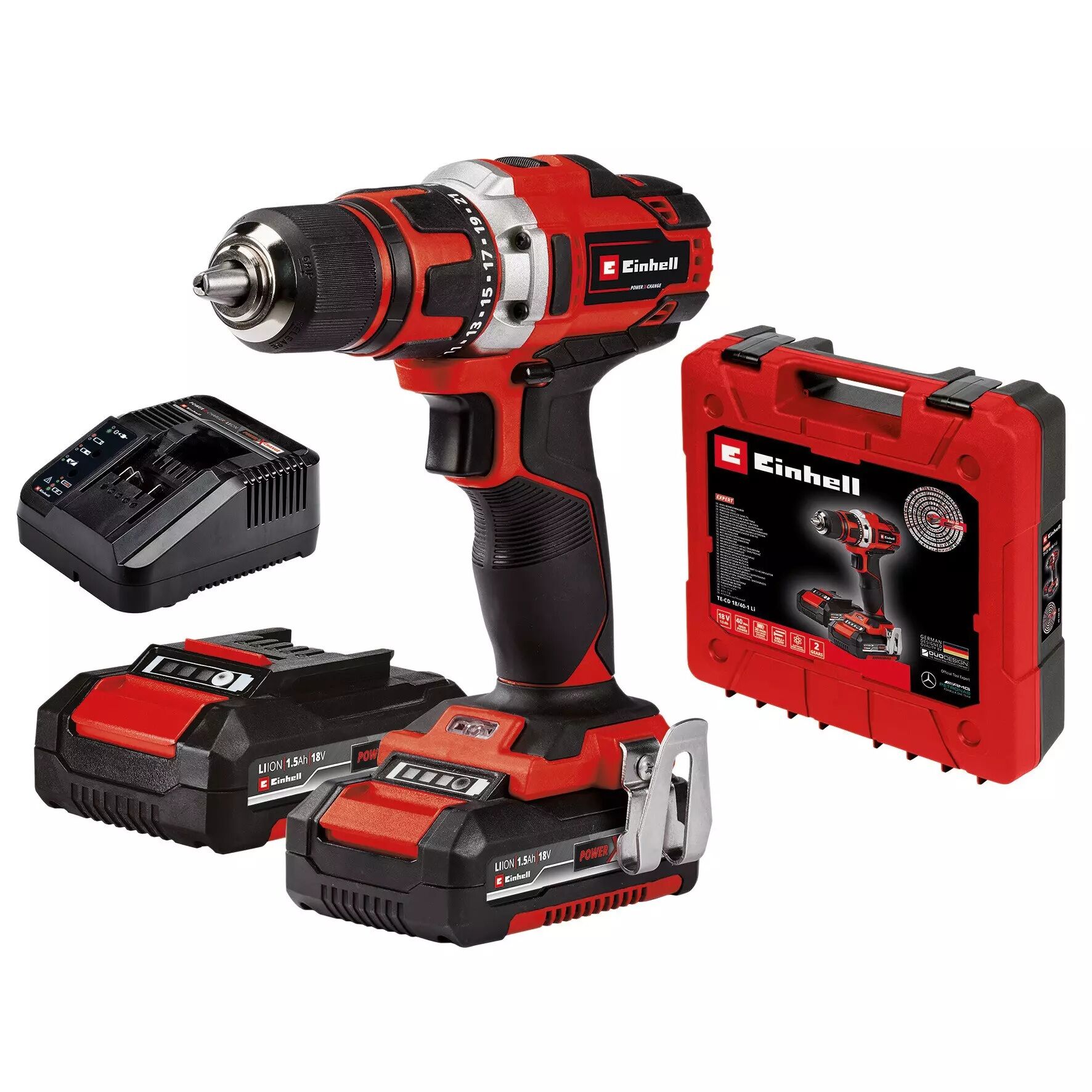Einhell TE-CD 18/40-1 Li Çift Akülü Vidalama - 4513939
