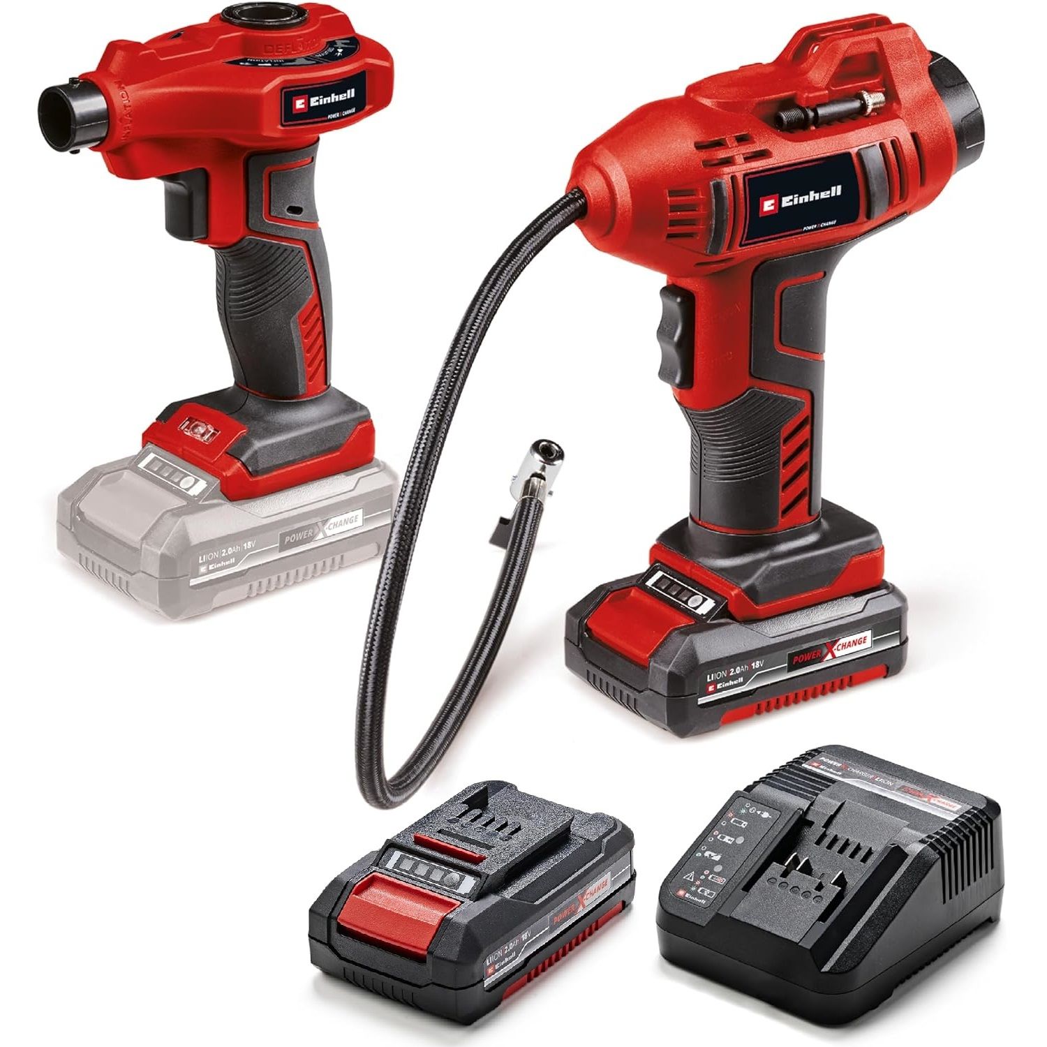 Einhell CE-AP 18 + CE-CC 18 + 2,0 Ah Kit Akülü Araç Kompresör Seti - 2070111