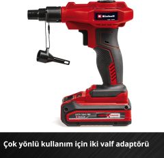 Einhell CE-AP 18 + CE-CC 18 + 2,0 Ah Kit Akülü Araç Kompresör Seti - 2070111