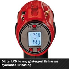 Einhell CE-AP 18 + CE-CC 18 + 2,0 Ah Kit Akülü Araç Kompresör Seti - 2070111