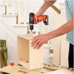 Black+Decker BDCDD12BAFC 1.5Ah Çift Akülü Vidalama + 100 Parça Aksesuar Seti