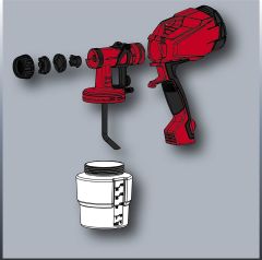 Einhell TC-SY 400 P Sprey Boya Tabancası - 4260005