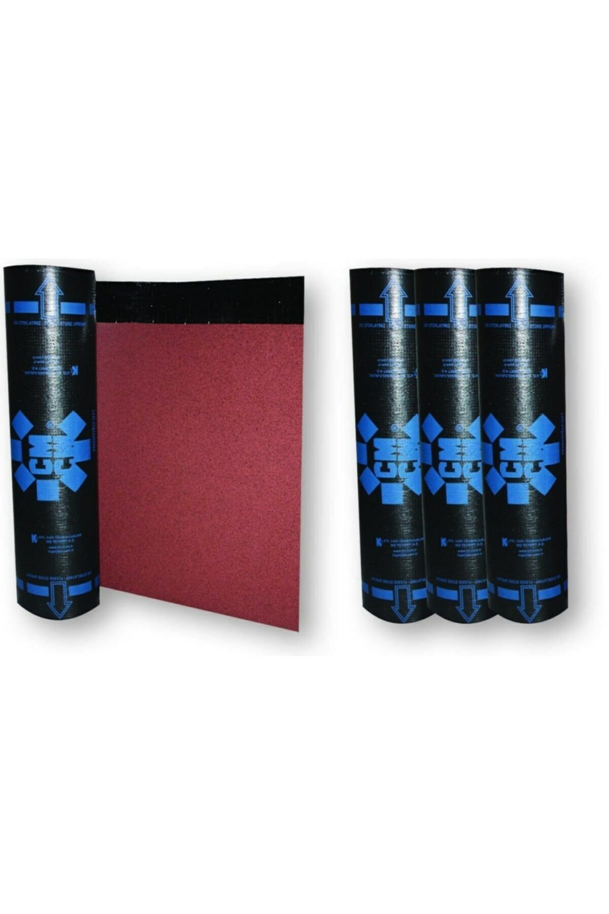 Kırmızı Düz Kumlu Su Yalıtım Membranı (Şıngıl)