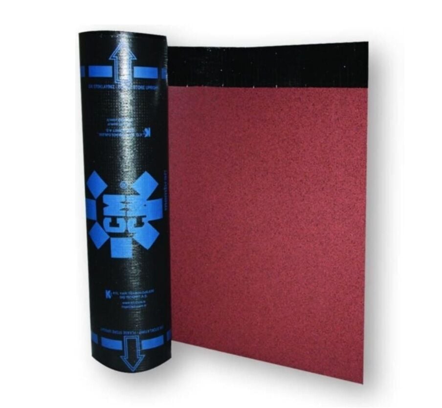 Kırmızı Düz Kumlu Su Yalıtım Membranı (Şıngıl)