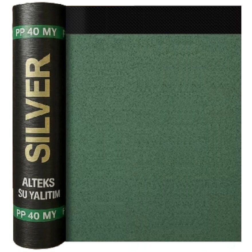 Alteks Silver Yeşil Düz Kumlu Su Yalıtım Membranı (Şingıl)