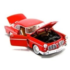 Motor Max 1 24 Diecast 1955 Chrysler C300 Model Araba Kırmızı